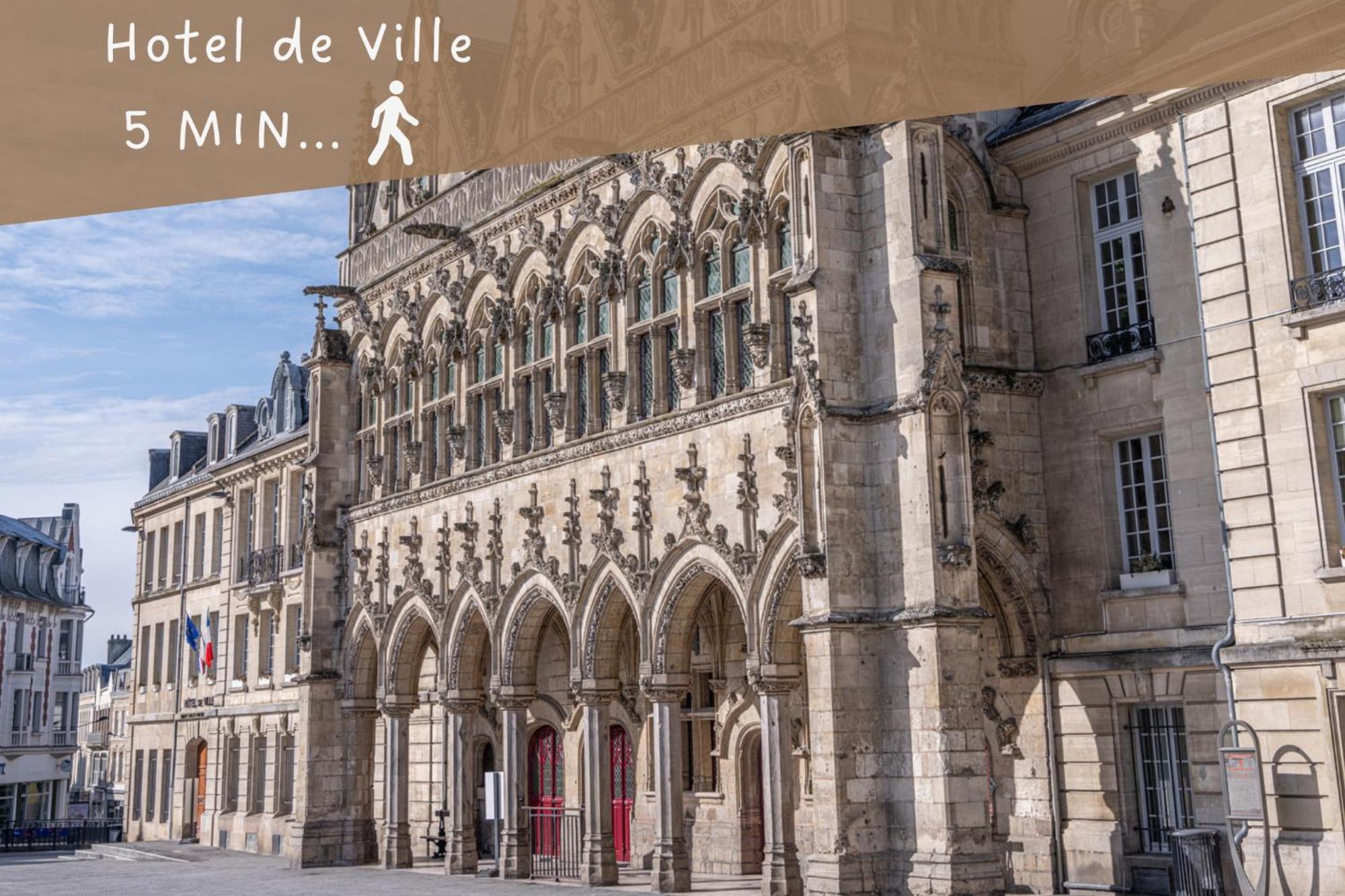 Le Lotus - Zmn Conciergerie Appartement Saint-Quentin  Buitenkant foto