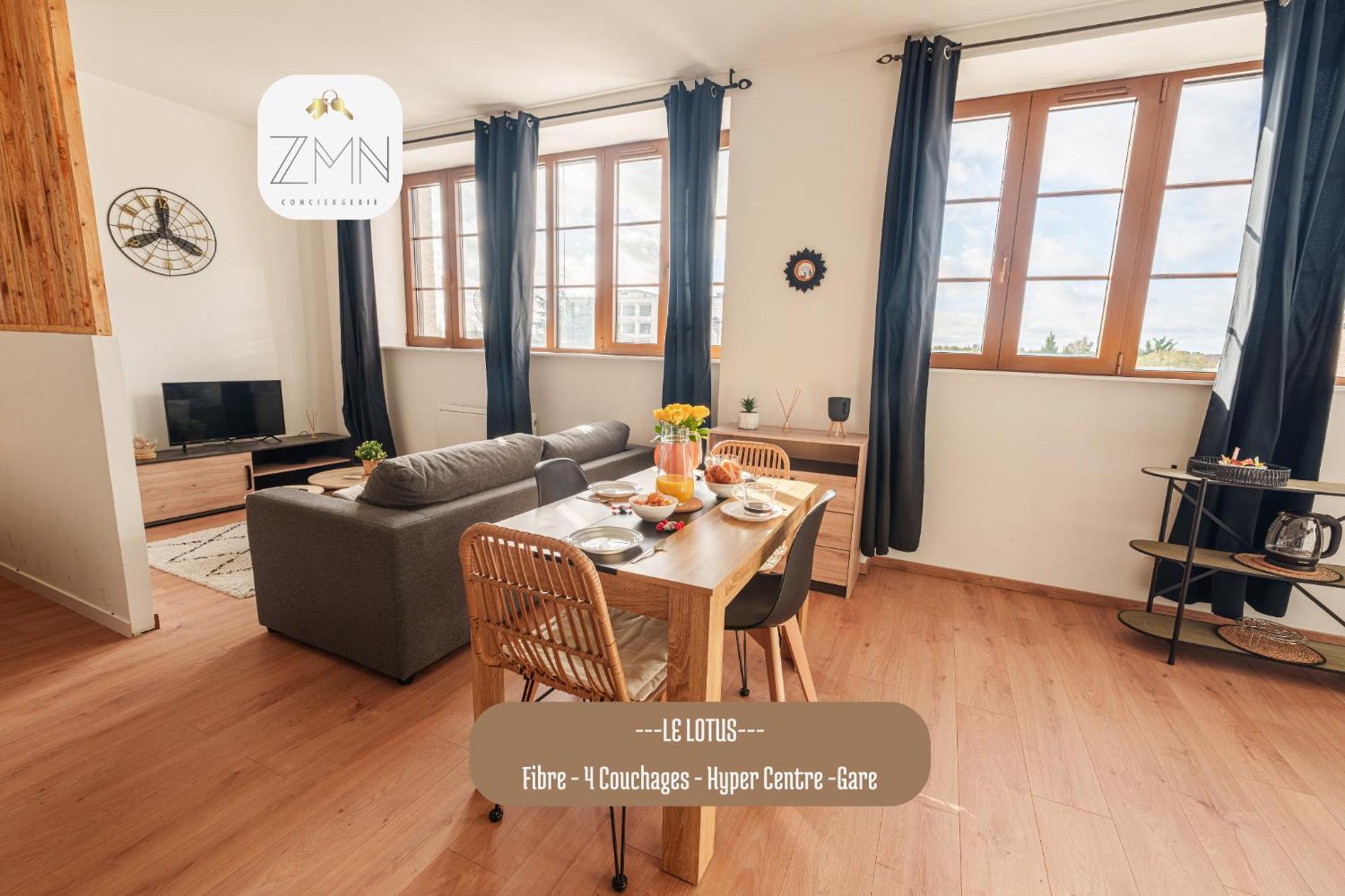 Le Lotus - Zmn Conciergerie Appartement Saint-Quentin  Buitenkant foto