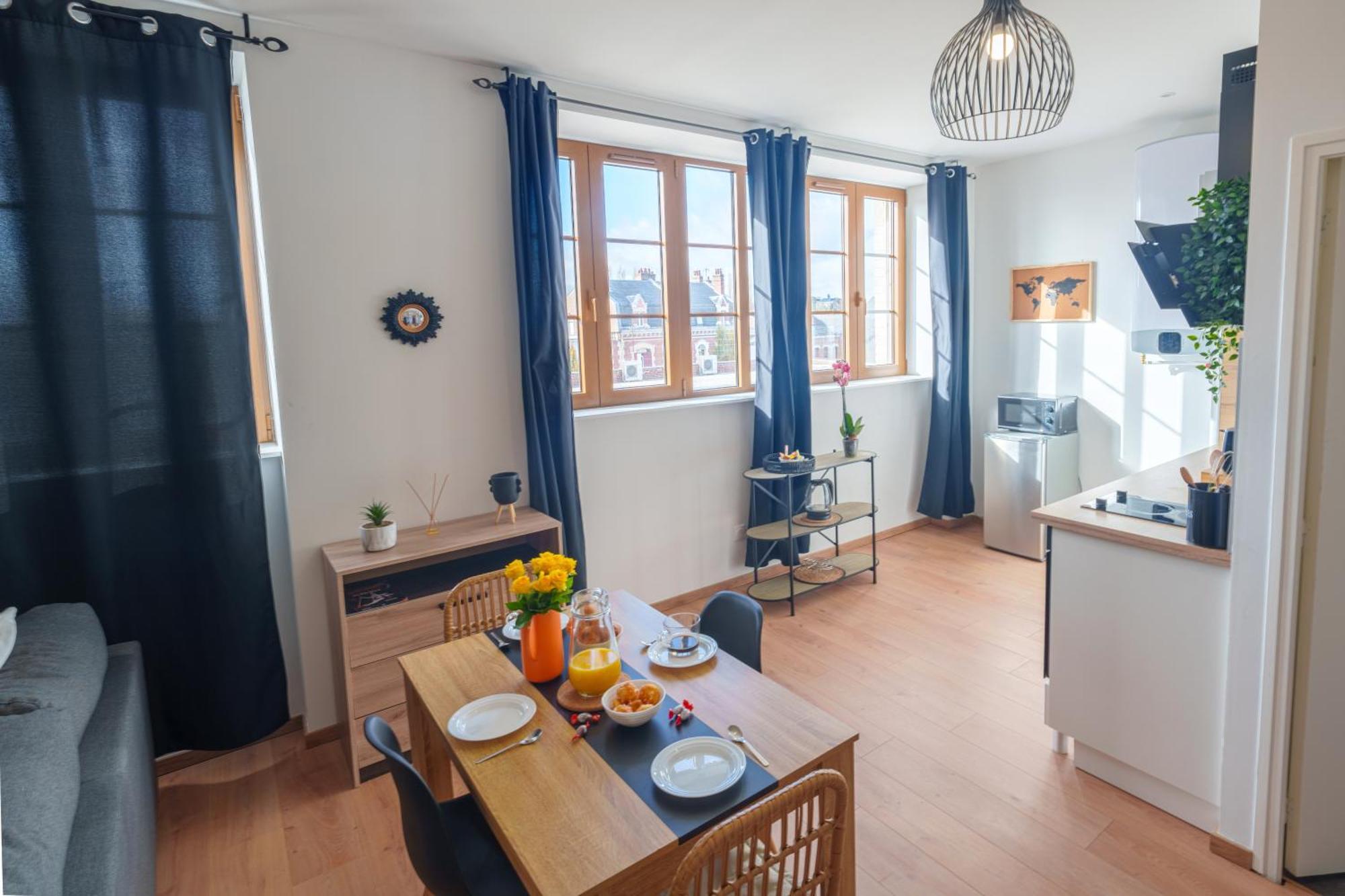 Le Lotus - Zmn Conciergerie Appartement Saint-Quentin  Buitenkant foto